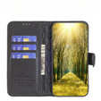 Flip case for Realme C55, Wallet, BINFEN COLOR, black