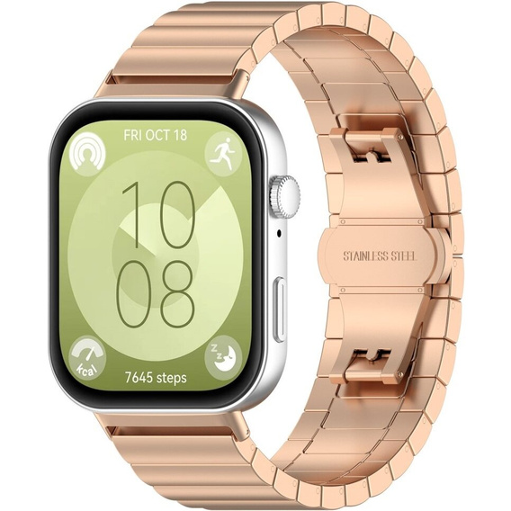 Steel Bracelet for Huawei Watch Fit 4 / 4 Pro / 3, Pink