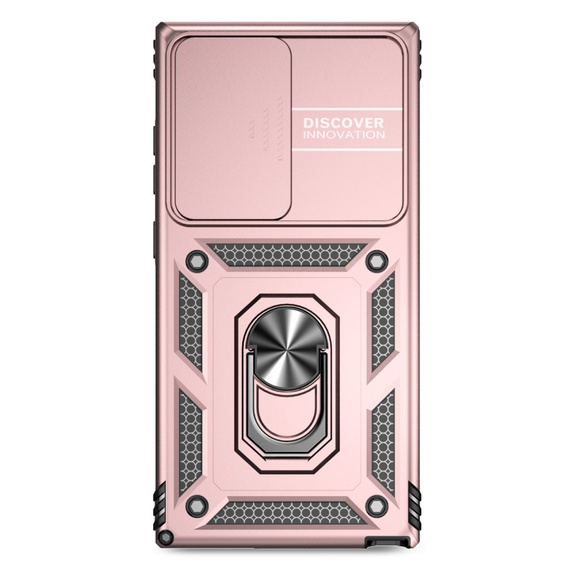 Case for Samsung Galaxy S24 Ultra, CamShield Slide, pink rose gold