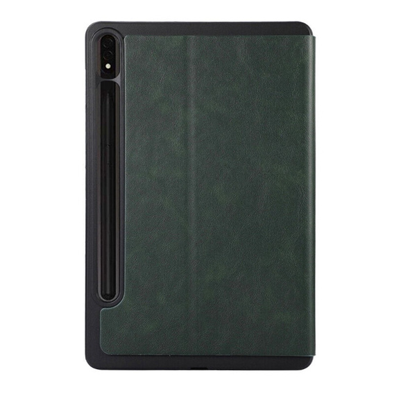Case for Samsung Galaxy Tab S9 FE+ Plus, Smartcase with stylus space, green