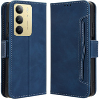 Flip case for Realme 14X / Realme C75, Card Slot, dark blue