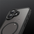 Case for iPhone 17, for MagSafe, with camera protection, tinted with black border