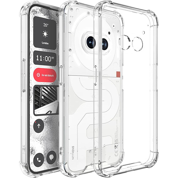 Case for Nothing Phone 2a, Dropproof, transparent