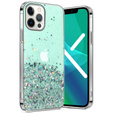 Case for iPhone 13 Pro, Glittery, green