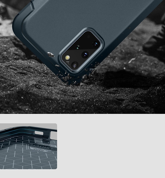 Case for Samsung Galaxy S20+ Plus, Suritch Basic (Two Frames), blue