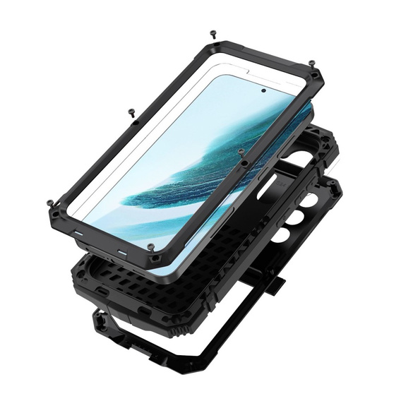 Armored case for Samsung Galaxy S24+ Plus, R-JUST, black