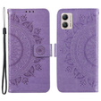 Flip case for Motorola Moto G53 5G, Mandala, purple