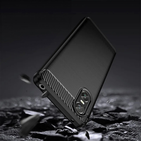 Case for Sony Xperia 10 VI, Carbon, black
