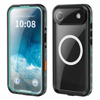 Case for iPhone Air, Waterproof IP68, SHELLBOX MagSafe, blue