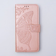 Flip case for Xiaomi 13T / 13T Pro, Butterfly, pink rose gold