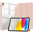 Case for iPad 10.9 2022 10 Gen, Smartcase Hybrid, with stylus space, pink