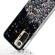 Case for Xiaomi Redmi Note 10 Pro, Glittery, black