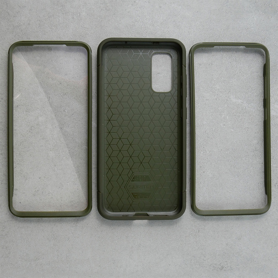 Case for Samsung Galaxy S20, Suritch Basic (Two Frames), green