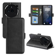 Flip case for Nothing Phone 3a Pro, Leather Wallet, black