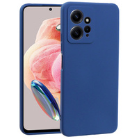 Case for Xiaomi Redmi Note 12 4G, Silicone Lite, dark blue