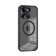 Magnetic Dual Glass MagSafe case for iPhone 15, black