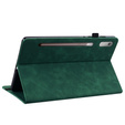 Case for Lenovo Tab P11 Pro Gen 2, Wallet Pen Slot, green