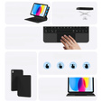 Case with Bluetooth keyboard and touchpad for iPad 11" 2025 A16 (11th gen.) / iPad 10.9" 2022 (10th gen.)