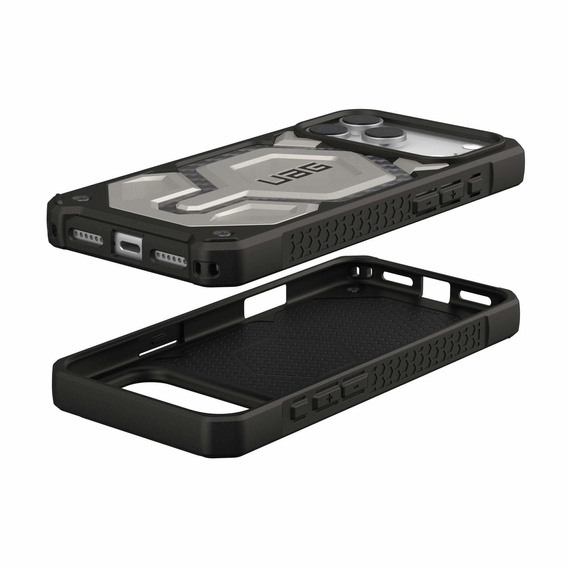 Urban Armor Gear case for iPhone 17 Pro Max, Monarch Pro Kevlar MagSafe, Titanium