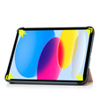 Case for iPad 10.9 2022 10 Gen, Smartcase with stylus space, pink