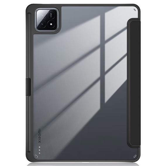 Case for Xiaomi Pad 6S Pro 12.4, Smartcase Hybrid, with stylus space, black