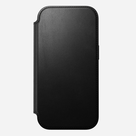 Nomad case for iPhone 17 Pro, Modern Leather Folio, black
