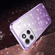Case for Motorola Moto G86 5G, Glitter Flower, purple
