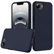 Case for iPhone 16e, Silicone MagSafe, dark blue