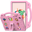 Children's case for Samsung Galaxy Tab A9+, Cute Patterns, with stand, pink