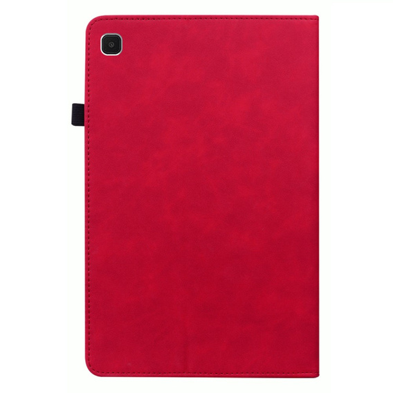 Case for Samsung Galaxy Tab A7 Lite, Wallet Pen Slot, red