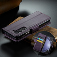 CASEME flip case for Samsung Galaxy Z Fold6 5G, Litchi Wallet, purple