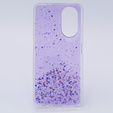 Case for Oppo A58 4G, Glittery, purple
