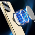 Magnetic Dual Glass MagSafe case for iPhone 15 Pro Max, gold