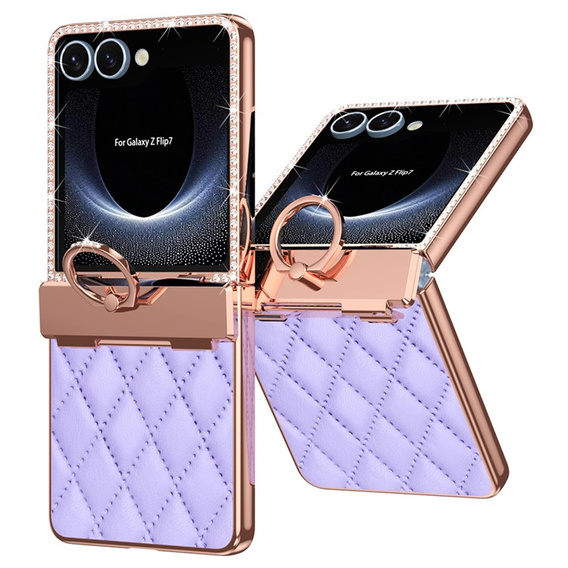 Case with glass for Samsung Galaxy Z Flip7 5G