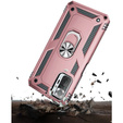 Armor Case for Xiaomi Redmi Note 10 Pro, Nox Case Ring, pink rose gold