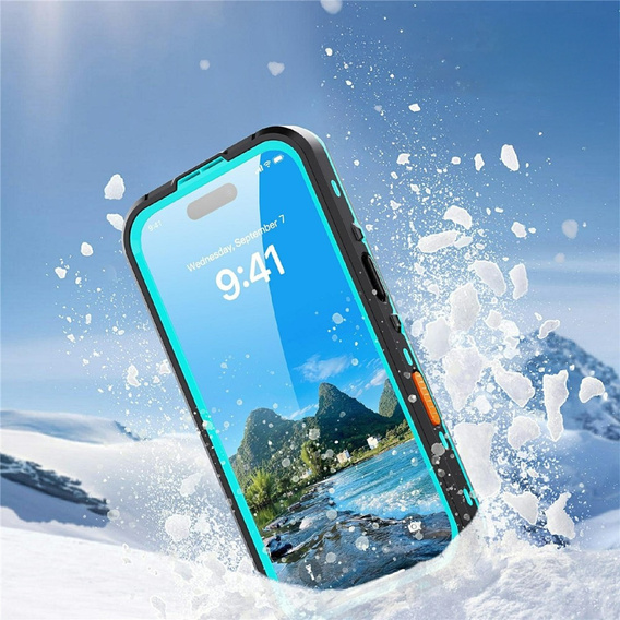 Case for iPhone 17 Pro, Waterproof IP68, SHELLBOX MagSafe, blue