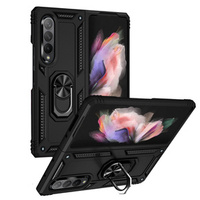 Armor Case for Samsung Galaxy Z Fold3 5G, Nox Case Ring, black