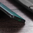 Case for OnePlus 12 5G, Leather Hybrid MagSafe, green