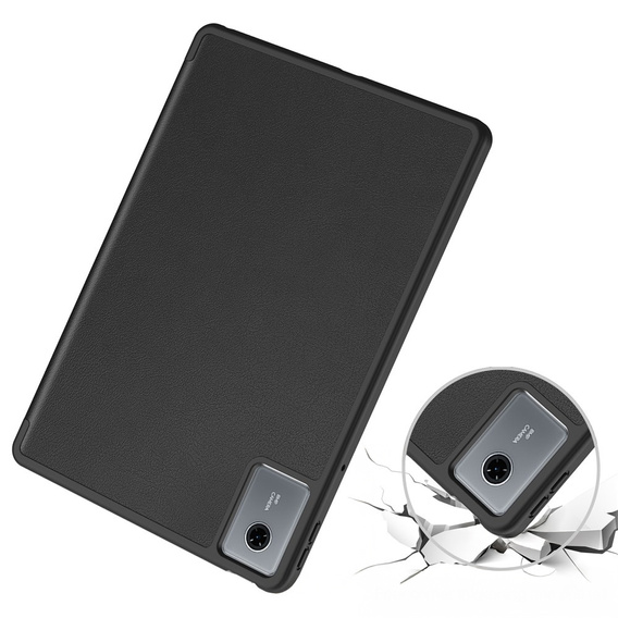 Case for Lenovo Idea Tab 11" 2025 TB336FU TB336ZU, stand, Smartcase with stylus holder, black