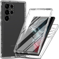 Case for Samsung Galaxy S23 Ultra, Shockproof, with film, transparent