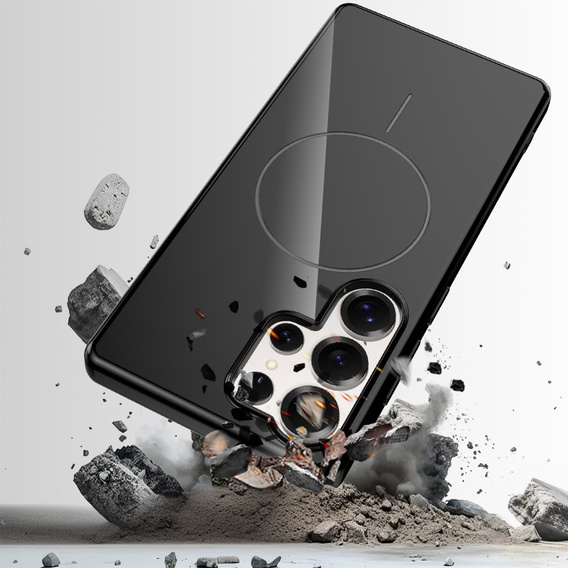 Case for Samsung Galaxy S25 Ultra, GKK Leather, black