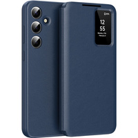 Flip case for Samsung Galaxy S24, Smart View Wallet, blue