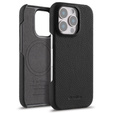 MELKCO case for iPhone 16 Pro, leather, black