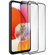 2x Tempered Glass for Samsung Galaxy A14 4G / A14 5G, ERBORD 3D full display