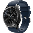 Silicone strap Twill Texture 20mm, Cyan