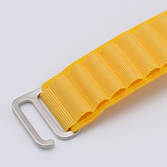 Nylon Strap for Apple Watch 1/2/3/4/5/6/7/8/SE/ULTRA 42/44/45/49mm, Yellow