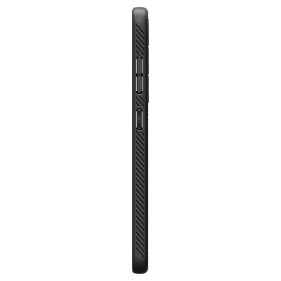 Spigen case for Samsung Galaxy S24, Liquid Air, black + 9H Tempered Glass