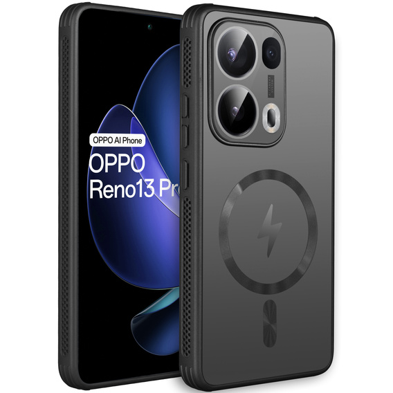 The casefor Oppo Reno 13 Pro, MagSafe, black