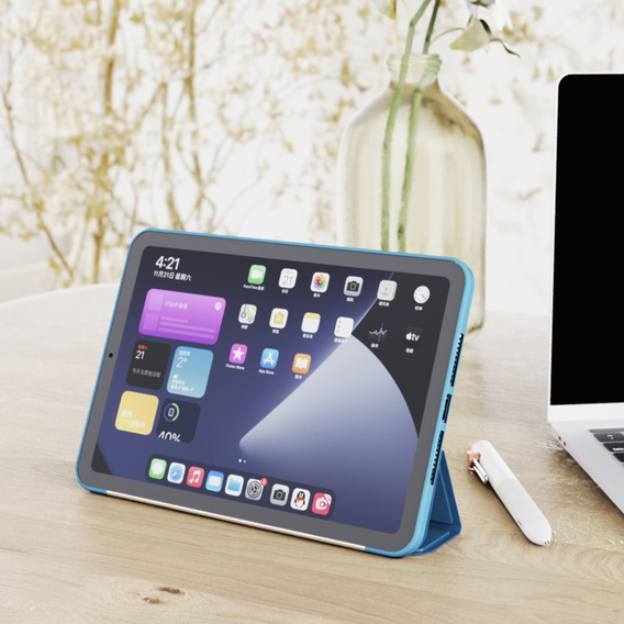 Case for iPad mini 8.3" 2021 (6 gen.) / iPad mini 8.3" 2024 (7 gen.), Smartcase, blue