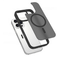 ERBORD Case with MagSafe for iPhone 16 Pro, Matte Case, active button, matt / black